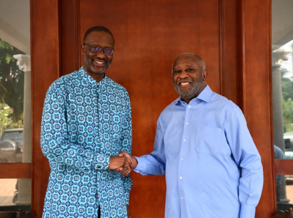 Thiam du PDCI et  Gbagbo du PPA-CI © Crédit photo DR Thiam du PDCI et  Gbagbo du PPA-CI © Crédit photo DR