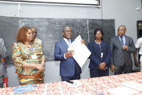 Epreuves écrites INFAS 2024 © Crédit photo Sercom Gouvernement ivoirien Epreuves écrites INFAS 2024 © Crédit photo Sercom Gouvernement ivoirien