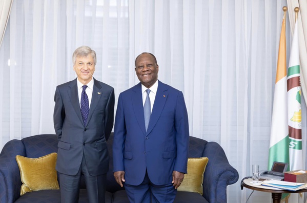 Présentation lettres de créance au président Ouattara © Crédit photo Sercom Gouvernement ivoirien Présentation lettres de créance au président Ouattara © Crédit photo Sercom Gouvernement ivoirien