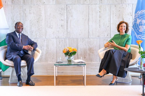 Alassane Ouattara nommé "Protecteur du Prix" Houphouët-Boigny pour la Paix © Crédit photo DR Alassane Ouattara nommé "Protecteur du Prix" Houphouët-Boigny pour la Paix © Crédit photo DR