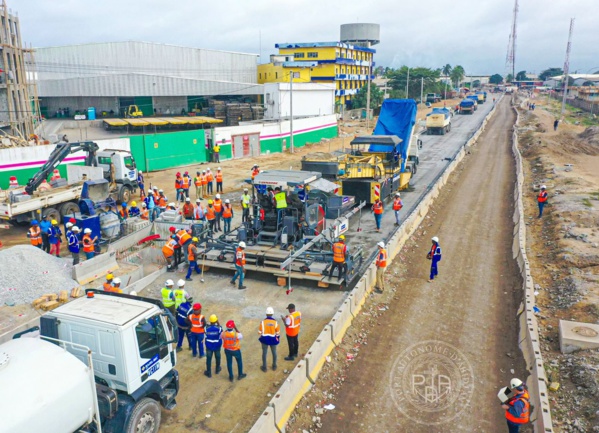 Réhabilitation Boulevard du Port : Le ministre Amédé Kouakou satisfait des travaux