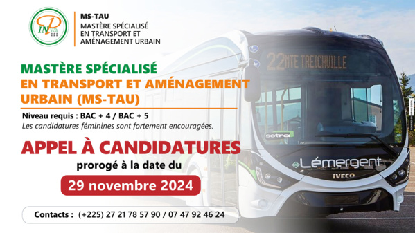 L'INP-HB lance un nouveau Mastère © Crédit photo DR L'INP-HB lance un nouveau Mastère © Crédit photo DR