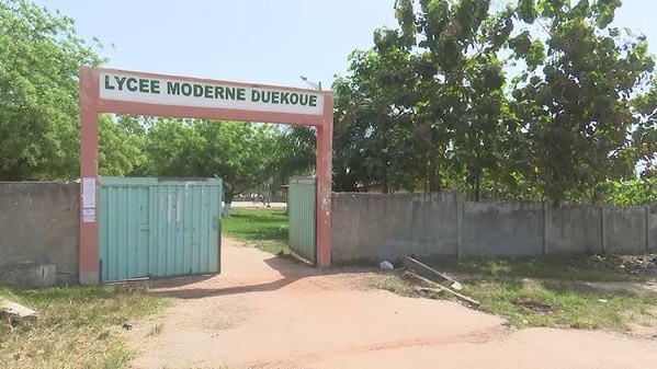 Le lycée moderne de Duékoué paralysé par une grève des élèves © Crédit photo DR