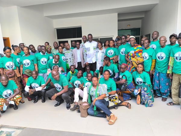 Lorougnon Horé cadre du RHDP rallie ses troupes à Thiam © Crédit photo DR Lorougnon Horé cadre du RHDP rallie ses troupes à Thiam © Crédit photo DR