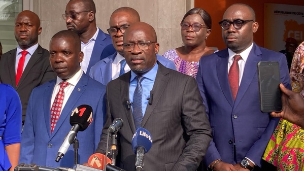 COJEP : la CEI et Blé Goudé échangent sur la présidentielle 2025 © Crédit photo DR COJEP : la CEI et Blé Goudé échangent sur la présidentielle 2025 © Crédit photo DR