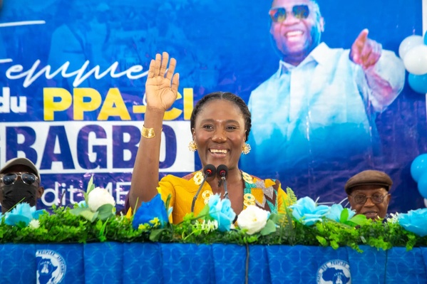 Nadiany Gbagbo depuis Cocody © Crédit photo DR Nadiany Gbagbo depuis Cocody © Crédit photo DR