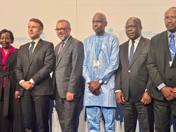 Pierre Dimba représente la Côte d'Ivoire à l'inauguration de l'Académie OMS © Crédit photo DR Pierre Dimba représente la Côte d'Ivoire à l'inauguration de l'Académie OMS © Crédit photo DR