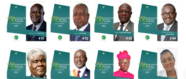 Liste des 100 personnalités influentes de l'année 2024 © Crédit photo DR