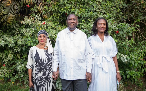 Henriette Konan Bédié reçue au domicile de Laurent Gbagbo © Crédit photo DR Henriette Konan Bédié reçue au domicile de Laurent Gbagbo © Crédit photo DR