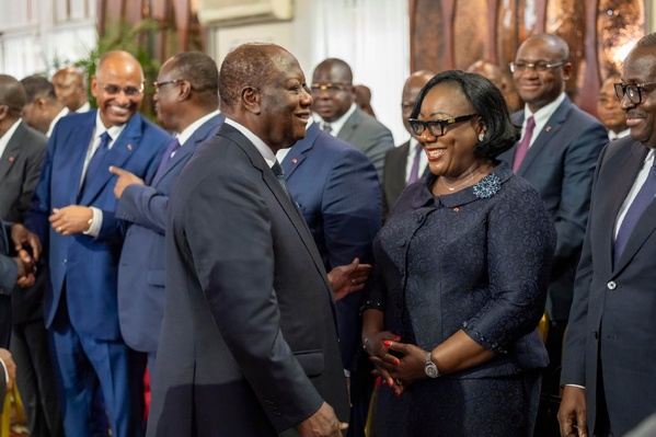 Anne Ouloto dresse les réalisations et projets de Ouattara dans le Cavally © Crédit photo DR Anne Ouloto dresse les réalisations et projets de Ouattara dans le Cavally © Crédit photo DR