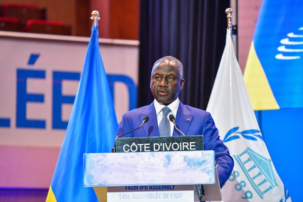 Bictogo porte la voix du Parlement ivoirien à l'ONU © Crédit photo DR Bictogo porte la voix du Parlement ivoirien à l'ONU © Crédit photo DR