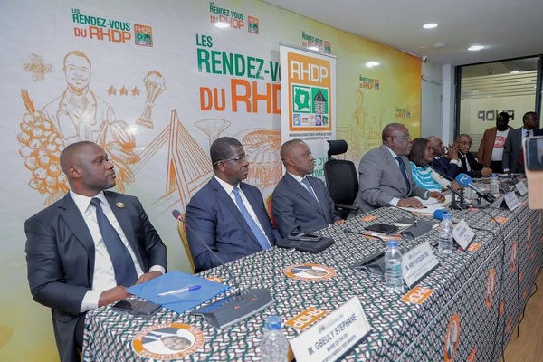 La stratégie du RHDP pour la présidentielle 2025 © Crédit photo DR