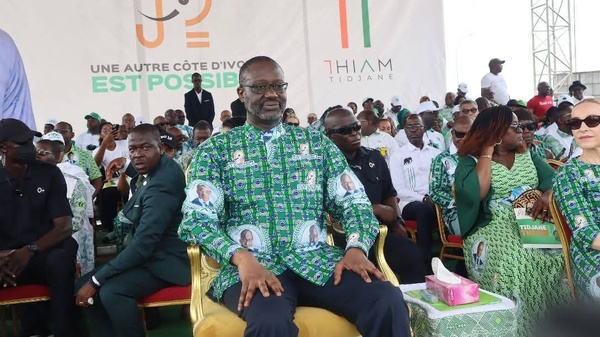 Tidjane Thiam tacle le RHDP à Yopougon © Crédit photo DR