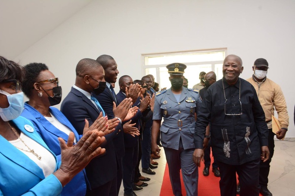 Laurent Gbagbo à Cocody ce 1er mars 2025 © Crédit photo DR