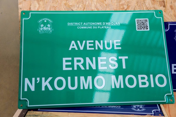 Adressage du District d'Abidjan © Crédit photo DR Adressage du District d'Abidjan © Crédit photo DR