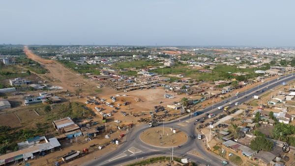 Le tronçon Ebimpé-Autoroute du Nord de la voie Y4 d'Abidjan est réalisé à 80% © Crédit photo DR