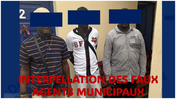 Marcory : trois faux agents municipaux arrêtés par la police Marcory : trois faux agents municipaux arrêtés par la police