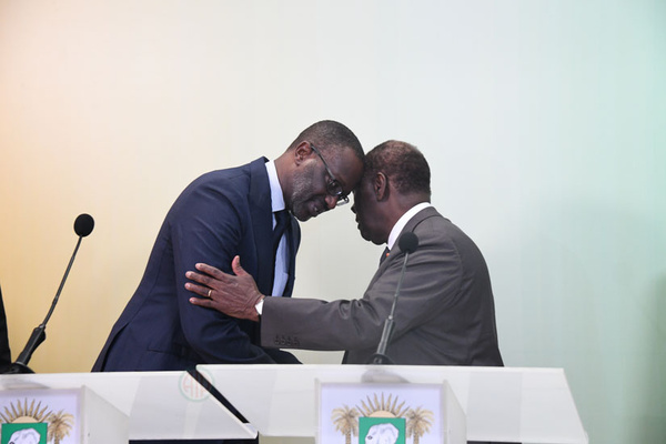 Nicolas Sarkozy tente une médiation entre Alassane Ouattara et Tidjane Thiam à 7 mois de la présidentielle ivoirienne © Crédit photo DR Nicolas Sarkozy tente une médiation entre Alassane Ouattara et Tidjane Thiam à 7 mois de la présidentielle ivoirienne © Crédit photo DR
