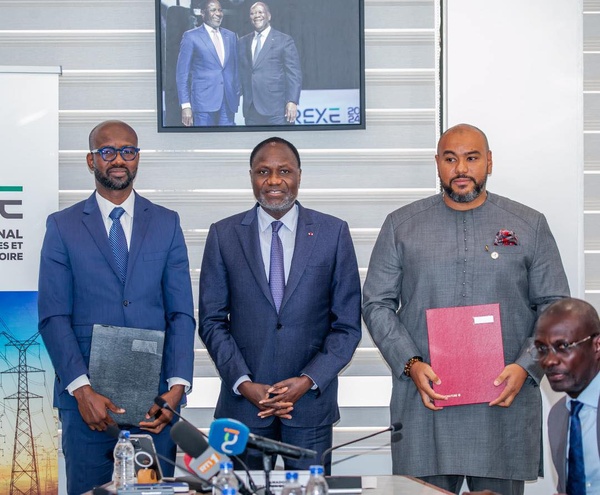 AEICORP et GES-PETROGAZ-CI signent un accord © Crédit photo DR AEICORP et GES-PETROGAZ-CI signent un accord © Crédit photo DR