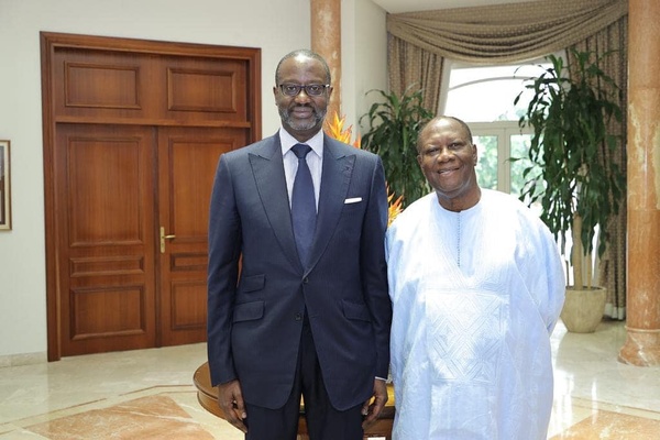 Présidentielle 2025: Macron presse-t-il Ouattara pour Thiam?© Crédit photo DR