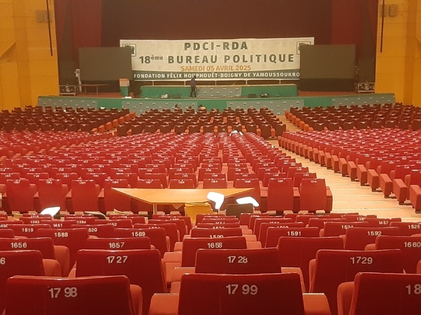 Bureau Politique du PDCI à Yamoussoukro ce 5 avril 2025 : tout est prêt, les premières images