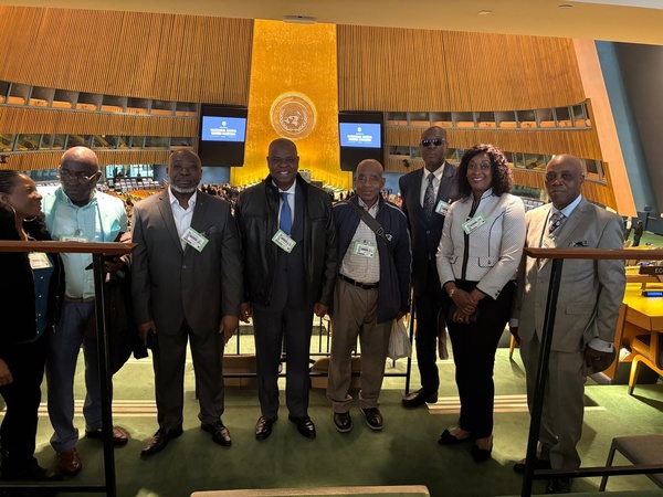 Exclusion de Gbagbo de la liste électorale 2025 : Koné Katinan reçu au siège l'ONU à New York © Crédit photo DR Exclusion de Gbagbo de la liste électorale 2025 : Koné Katinan reçu au siège l'ONU à New York © Crédit photo DR