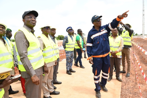 Poste Source de Duékoué : CI-ENERGIES annonce la fin des travaux © Crédit photo DR Poste Source de Duékoué : CI-ENERGIES annonce la fin des travaux © Crédit photo DR