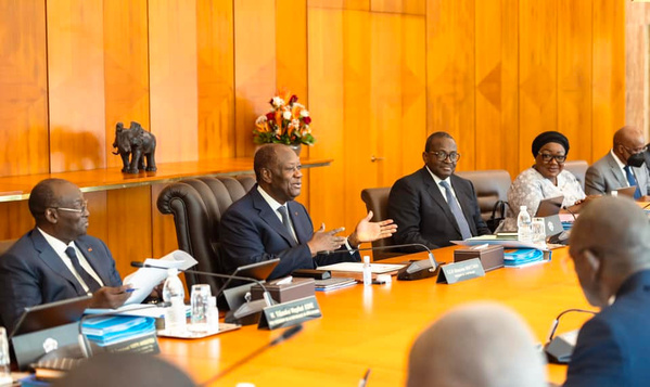 Conseil des ministres en Côte d'Ivoire ce 23 avril 2025