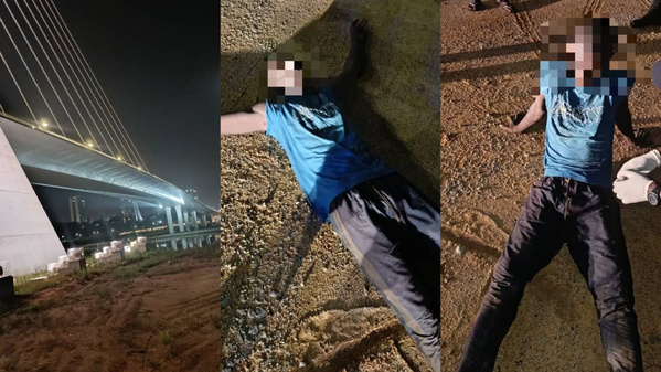 Tentative de suicide sur le pont Alassane Ouattara de Cocody © Crédit photo DR