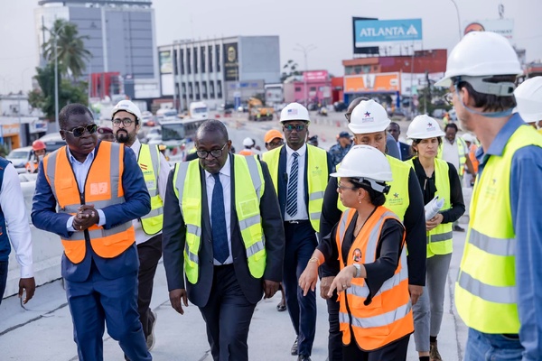 L'échangeur du Grand Carrefour de Koumassi progresse conformément au calendrier établi © Crédit photo DR L'échangeur du Grand Carrefour de Koumassi progresse conformément au calendrier établi © Crédit photo DR