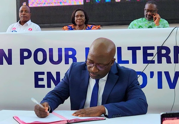 Meeting de la CAP-Côte d'Ivoire le 31 mai 2025 : Blé Goudé à l'offensive © Crédit photo DR