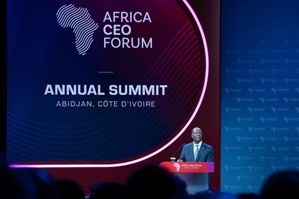 Alassane Ouattara préside l'ouverture de l'Africa CEO Forum 2025 à Abidjan © Crédit photo DR Alassane Ouattara préside l'ouverture de l'Africa CEO Forum 2025 à Abidjan © Crédit photo DR