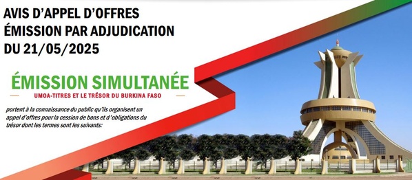 Burkina Faso : Émission Obligataire de 40 Milliards FCFA pour le Budget 2025 Burkina Faso : Émission Obligataire de 40 Milliards FCFA pour le Budget 2025