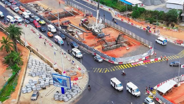 Échangeur de Cocody Après Barrage © Crédit photo DR Échangeur de Cocody Après Barrage © Crédit photo DR