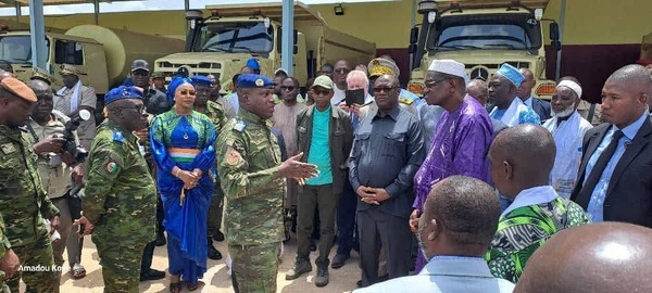 Inauguration du camp Génie militaire d'Odienné en Côte d'Ivoire © Crédit photo DR