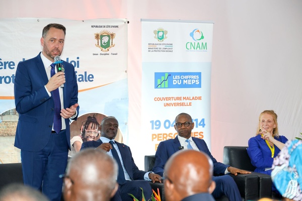 Le Vice-Premier Ministre belge, Maxime Prévot, a salué le 27 mai 2025, la CMU en Côte d'Ivoire © Crédit photo DR Le Vice-Premier Ministre belge, Maxime Prévot, a salué le 27 mai 2025, la CMU en Côte d'Ivoire © Crédit photo DR