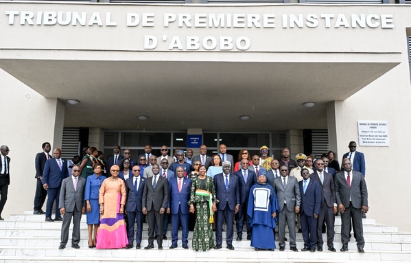 Inauguration du tribunal de première instance d’Abobo © Crédit photo DR