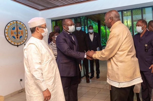 Radié, Laurent Gbagbo rencontre une délégation de l'Union africaine à Abidjan