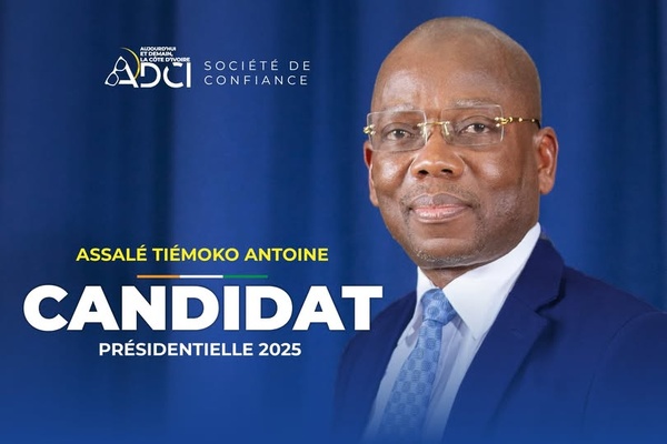 Assalé Tiémoko candidat à la présidentielle ivoirienne 2025 © Crédit photo DR