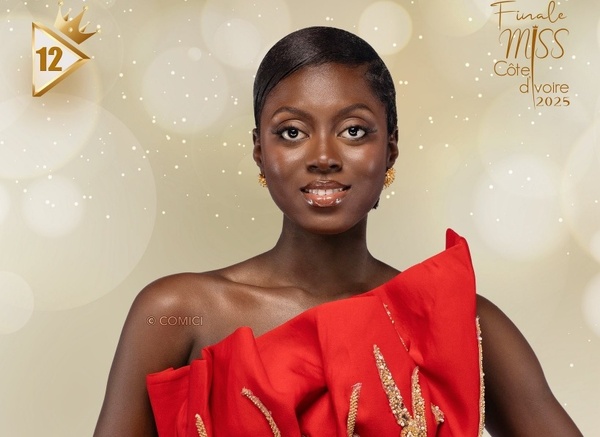 Miss Agnéby-Tiassa 2025 - Nadia Sidibe - 1m74 – 25 ans - Numéro 12 © Crédit photo DR