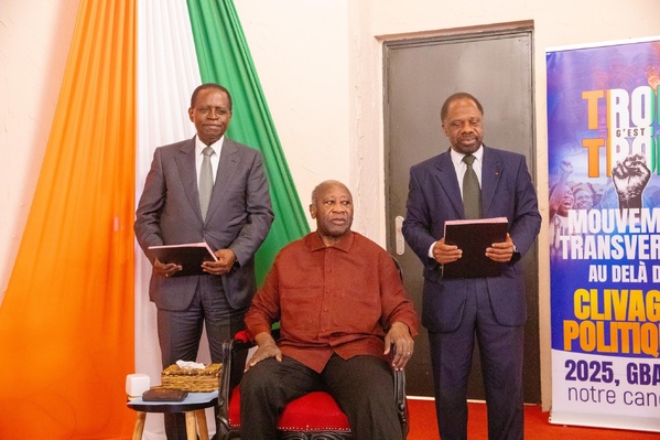 Gbagbo fédère le PPA-CI et le PDCI autour du mouvement "Trop c'est Trop" © Crédit photo DR