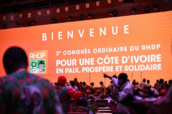 Ouverture du 2e Congrès du RHDP au Parc des Expositions d'Abidjan ce samedi 21 juin 2025 © Crédit photo DR Ouverture du 2e Congrès du RHDP au Parc des Expositions d'Abidjan ce samedi 21 juin 2025 © Crédit photo DR