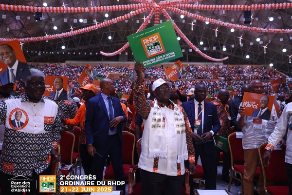 Congrès RHDP ce 21 juin : Kafana Koné promet une "victoire éclatante" à la présidentielle d'octobre Congrès RHDP ce 21 juin : Kafana Koné promet une "victoire éclatante" à la présidentielle d'octobre