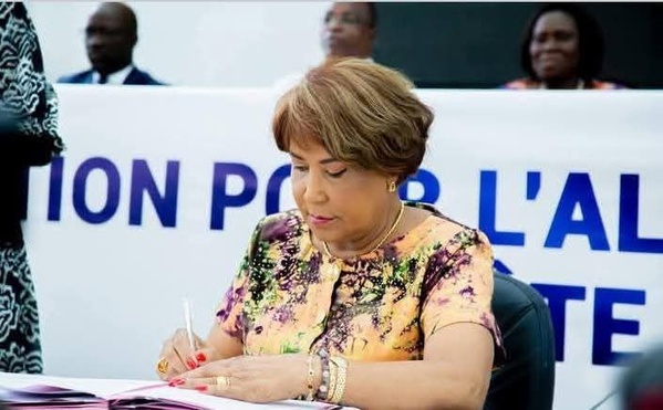 URD : Danièle Boni-Claverie salue le front commun PDCI-PPA-CI © Crédit photo DR URD : Danièle Boni-Claverie salue le front commun PDCI-PPA-CI © Crédit photo DR