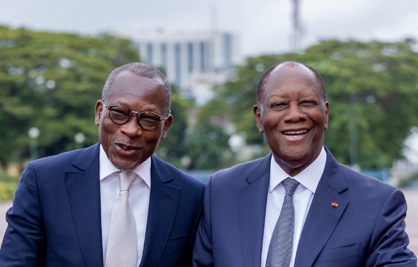 Arrivée de Patrice Talon à Abidjan ce mardi 24 juin © Crédit photo DR