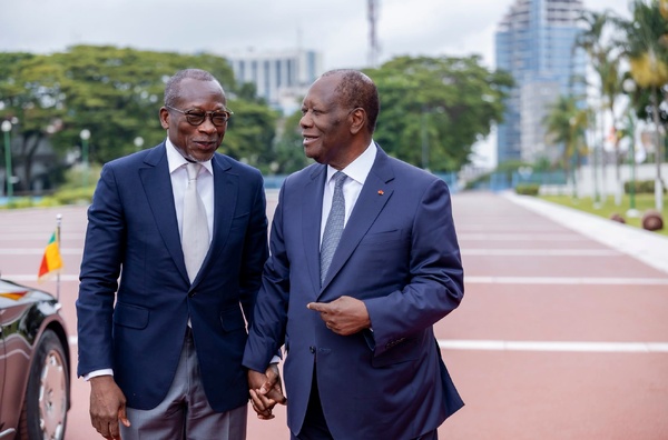 Alassane Ouattara et Patrice Talon renforcent l'axe Abidjan-Cotonou © Crédit photo DR Alassane Ouattara et Patrice Talon renforcent l'axe Abidjan-Cotonou © Crédit photo DR