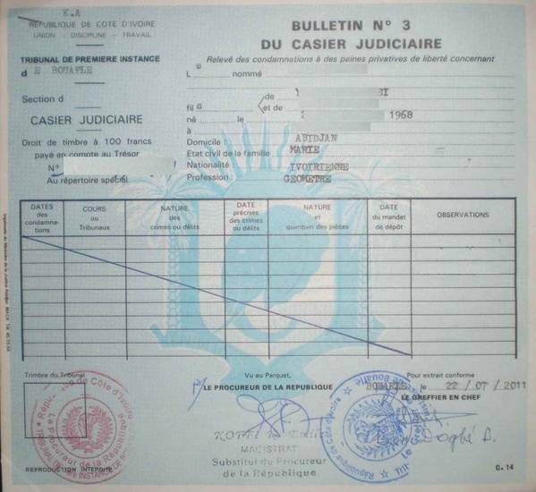 Fin des certificats de nationalité et casiers judiciaires papier en Côte d'Ivoire dès ce 26 juin 2025 © Crédit photo DR Fin des certificats de nationalité et casiers judiciaires papier en Côte d'Ivoire dès ce 26 juin 2025 © Crédit photo DR