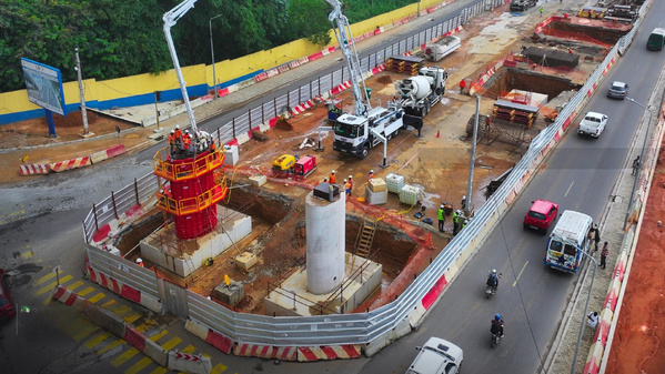 L'échangeur de l'École de Police prend forme à Cocody © Crédit photo DR L'échangeur de l'École de Police prend forme à Cocody © Crédit photo DR