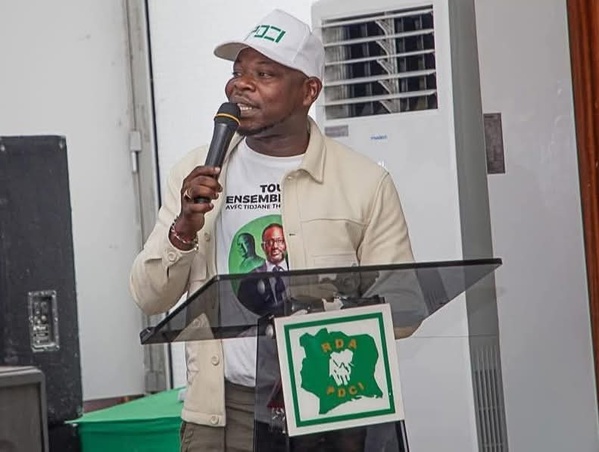 Henri Joel Kouadio, président de la Jeunesse Estudiantine du PDCI-RDA, arrêté ce 2 juillet