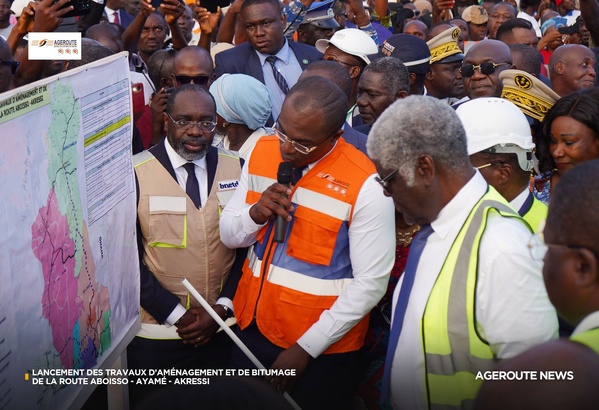 Aménagement et de bitumage de la route Aboisso-Ayamé-Akressi